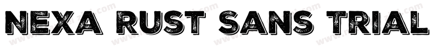 Nexa Rust Sans Trial Black Shadow字体转换